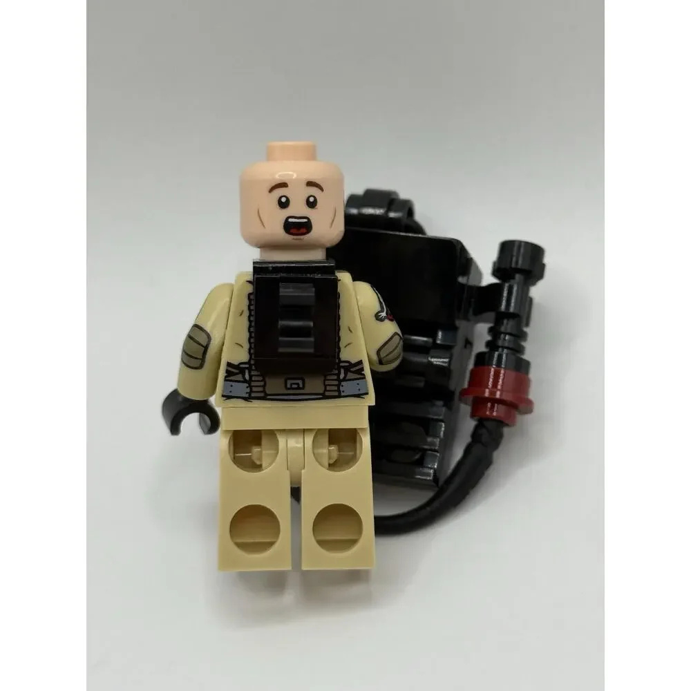Lego Ghostbusters Peter Venkman DIM016 minifigure w/printed arms & proton pack